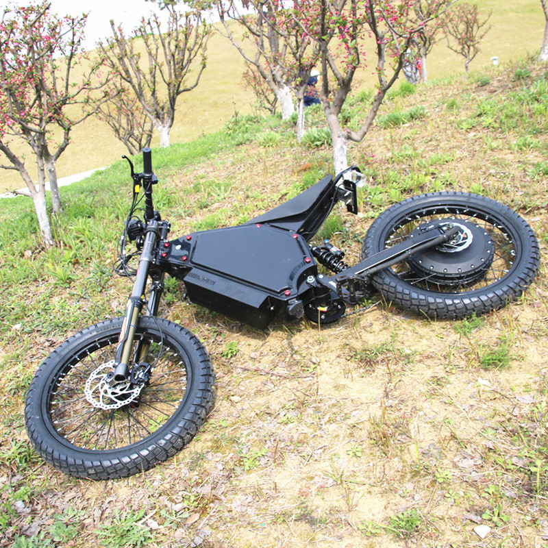 Chinese powerful 72v  12000w 15000w Bomber Electric Bike Dirt Road Mountain ebike Electric Bicycle