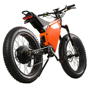 72V 5000W Electric Mountain Bike 26'' Fat Tire E-Bike Beach Cruiser  Mountain Bike Full Suspension