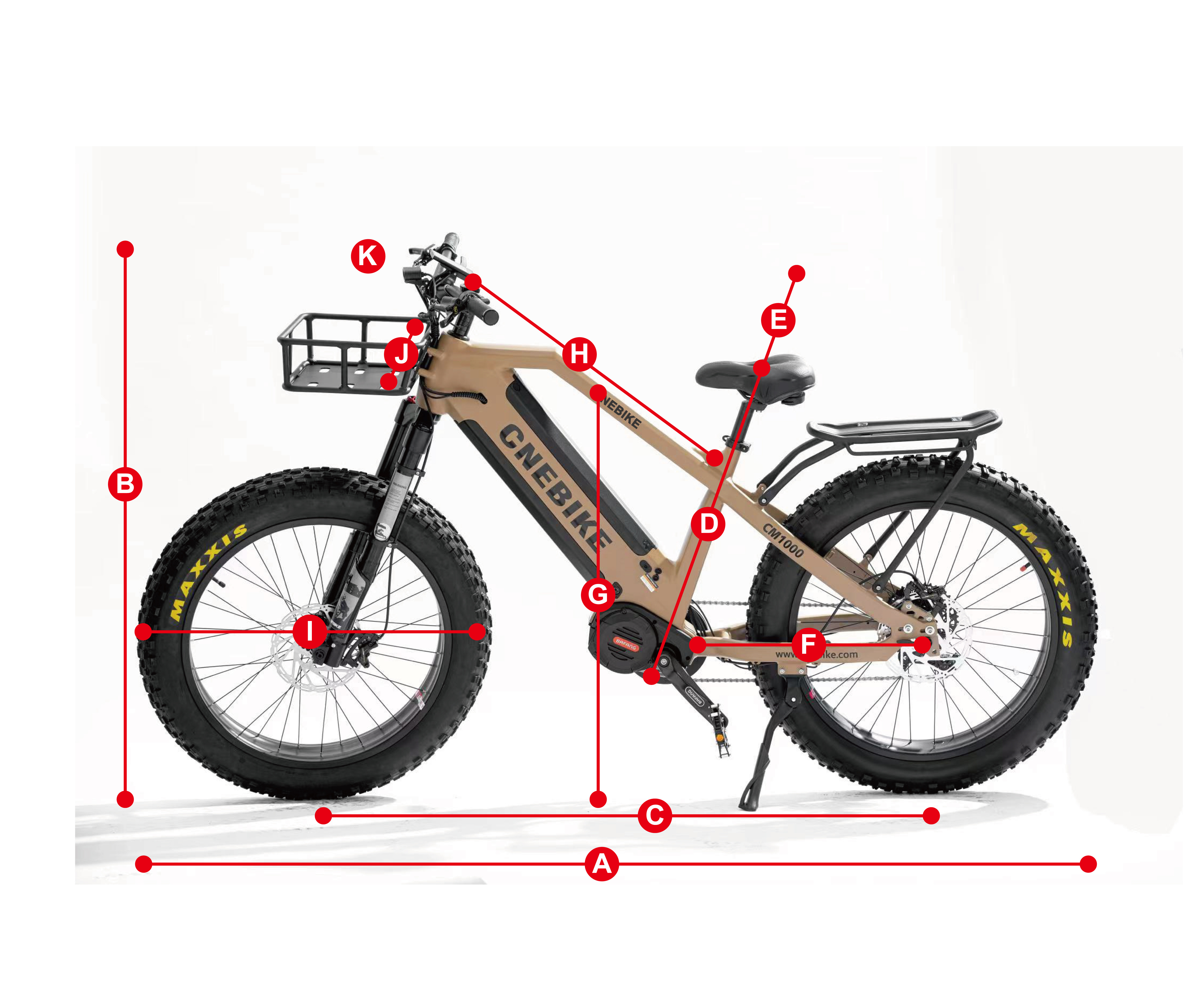 MD1000 dual batteries 750w 48v Motor Fat Tire Electric Mountain Bike Dirt Bicycle From China