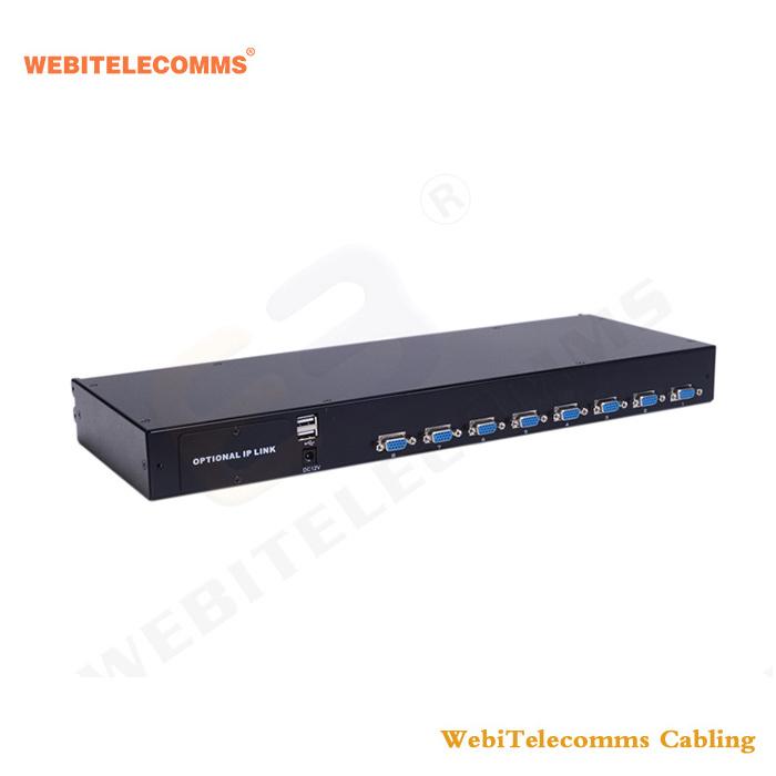 KVM Switch,19'' installation+19-inch 8 port VGA LCD Screen,