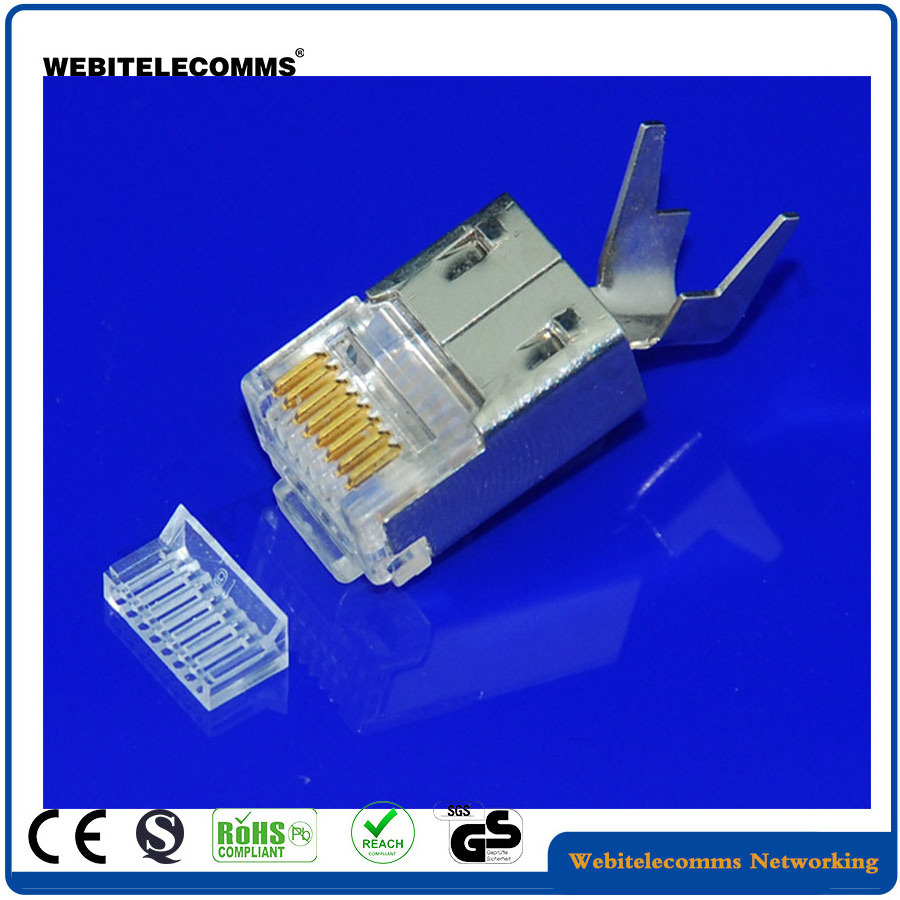 Network Connector RJ45 Connector Boot For Patch Cord With Clip