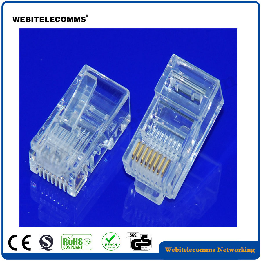 Network Connector RJ45 Connector Boot For Patch Cord With Clip