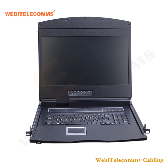 KVM Switch,19'' installation+19-inch 8 port VGA LCD Screen,