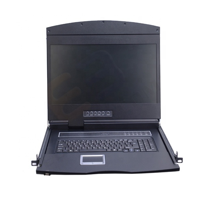 19'' installation 19-inch 8 port VGA LCD Screen KVM Switch