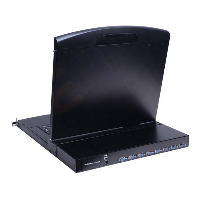 19'' installation 19-inch 8 port VGA LCD Screen KVM Switch