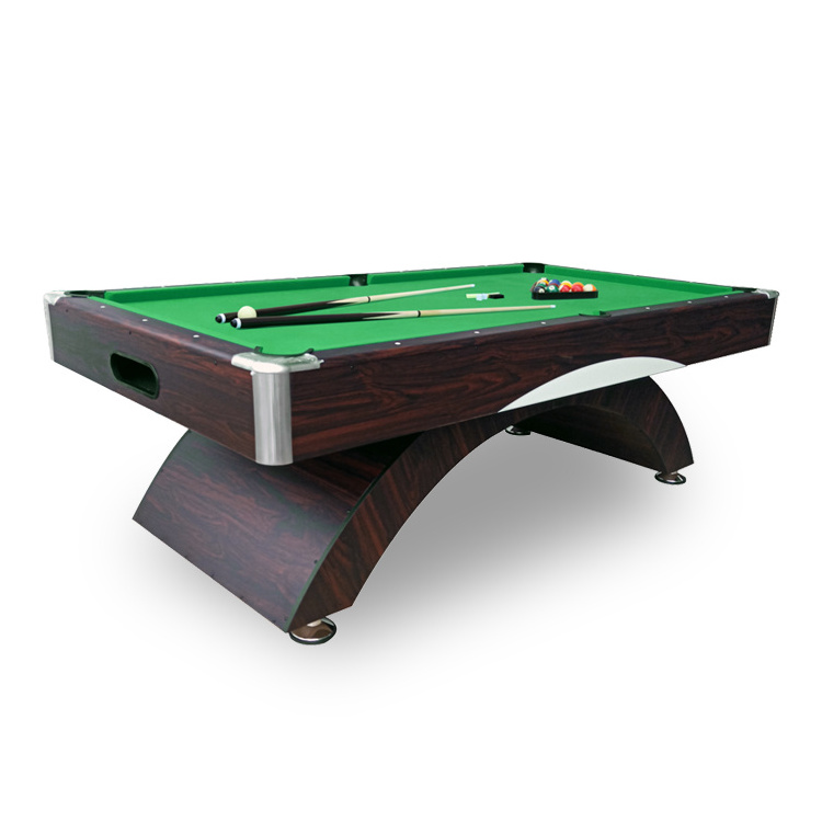 Customized Hot Sale Design Indoor Ball Return System Slate Professional 8 Ball Solid Wood 9ft 8ft Solid Wood Pool Table