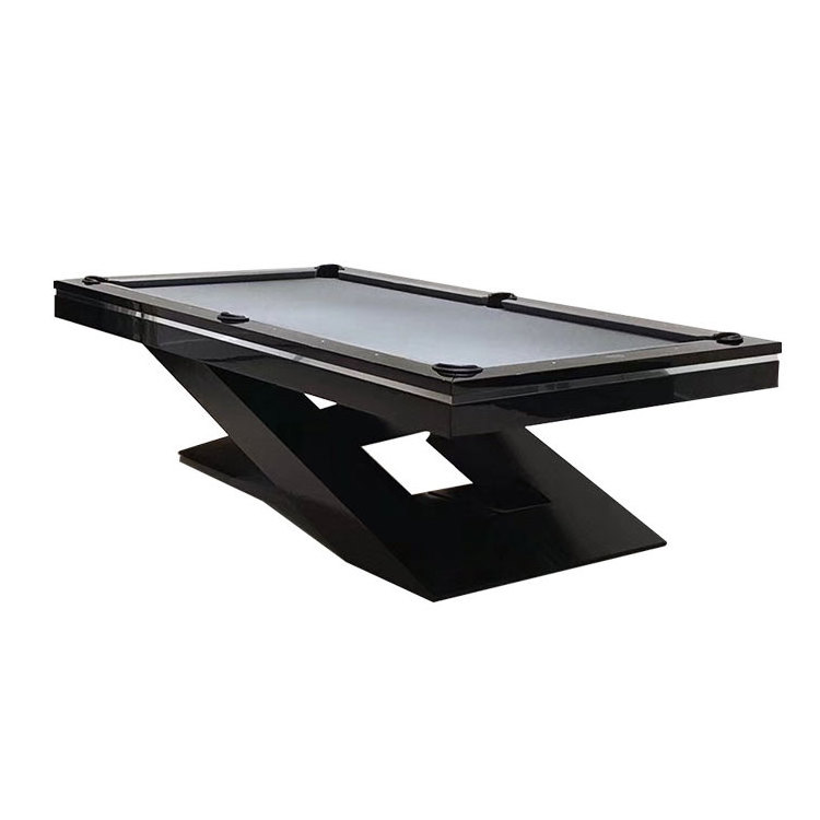 2024 popular designs custom 7ft 8ft 9ft solid wood rubber cushion slate modern luxury pool billiard table for sale