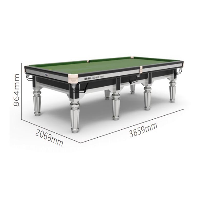 International standard solid wood frame golden slate top 9ft 10ft 12ft professional snooker billiard pool tables