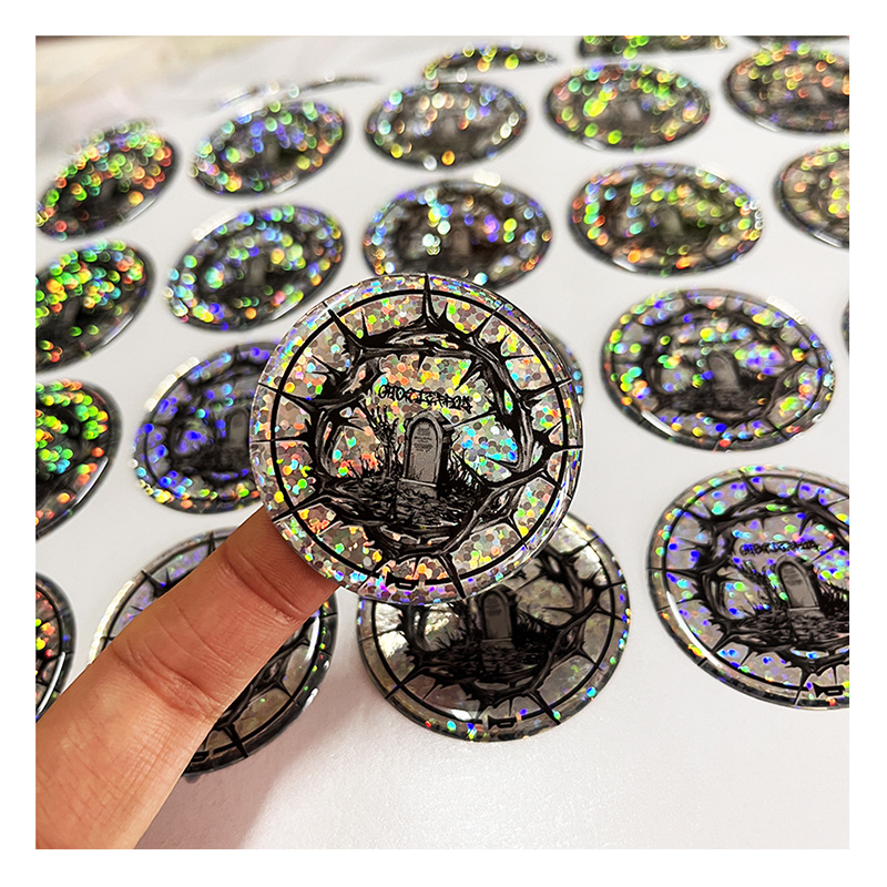 Resin Label Doming Sticker Domed 3D Dome Custom Logo Epoxy Round Raised Printing Crystal Epoxy Sticker