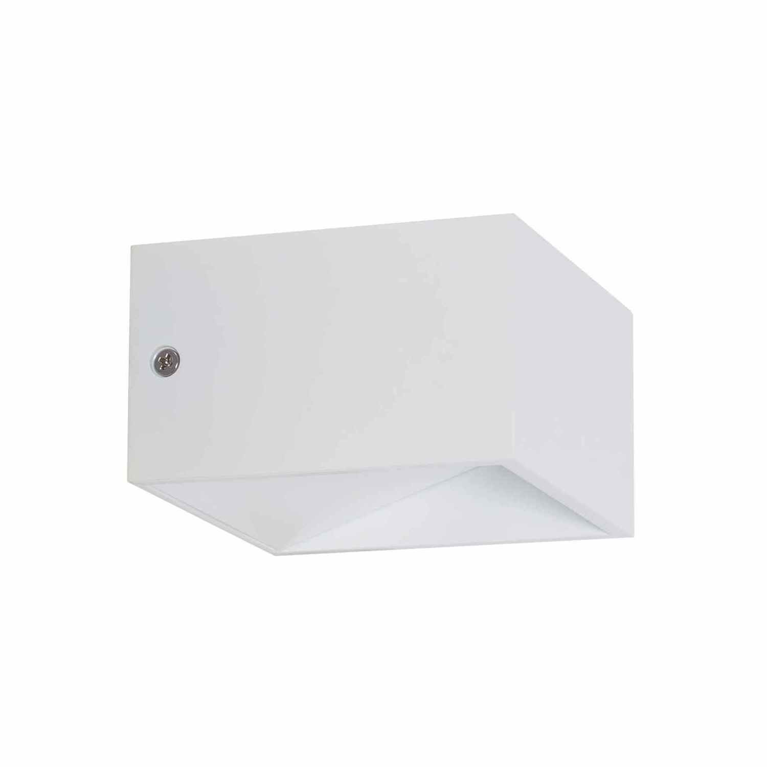 2*3W PVC IP54  Up&Down wall light Beam Angle Adjustable 0 -120 CCT changeable 3000K-2000K Dim to Warm