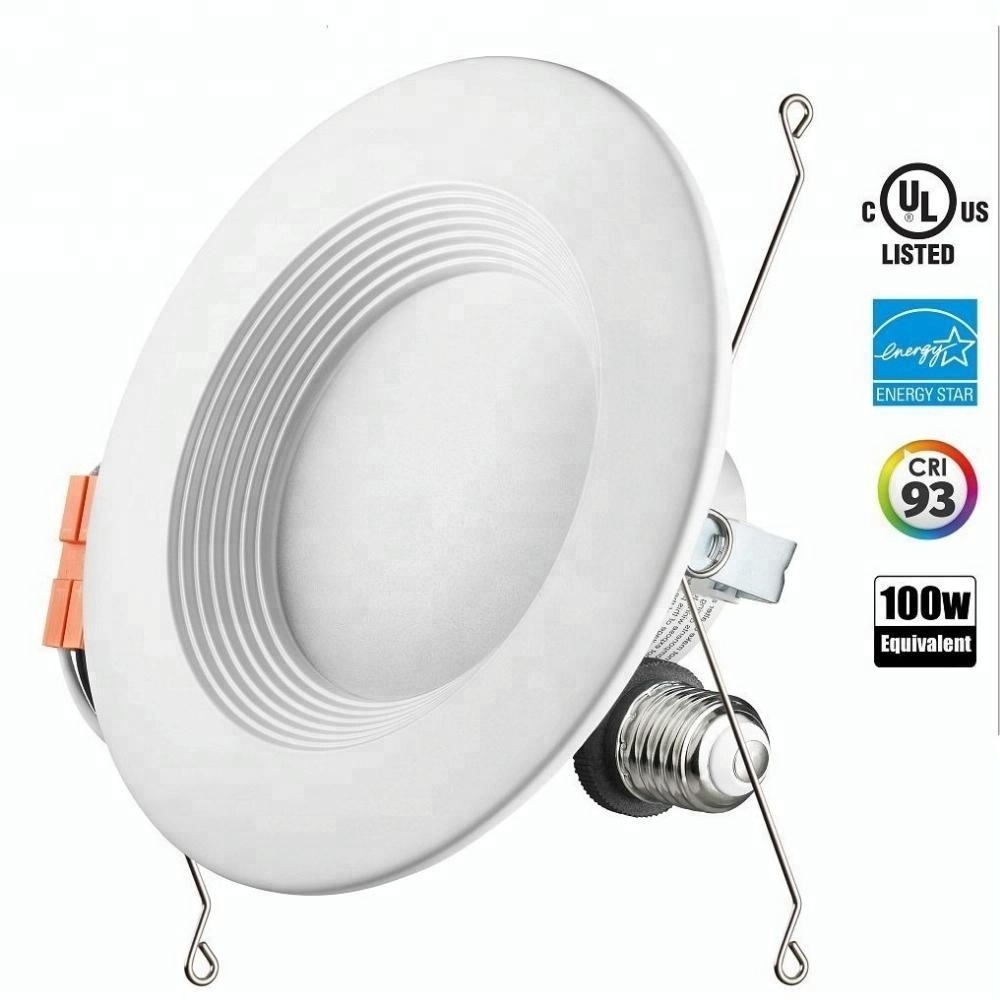 13w 5/6 Inch Dimmable baffle LED Recessed Lighting Light Retrofit kit fixture downlight