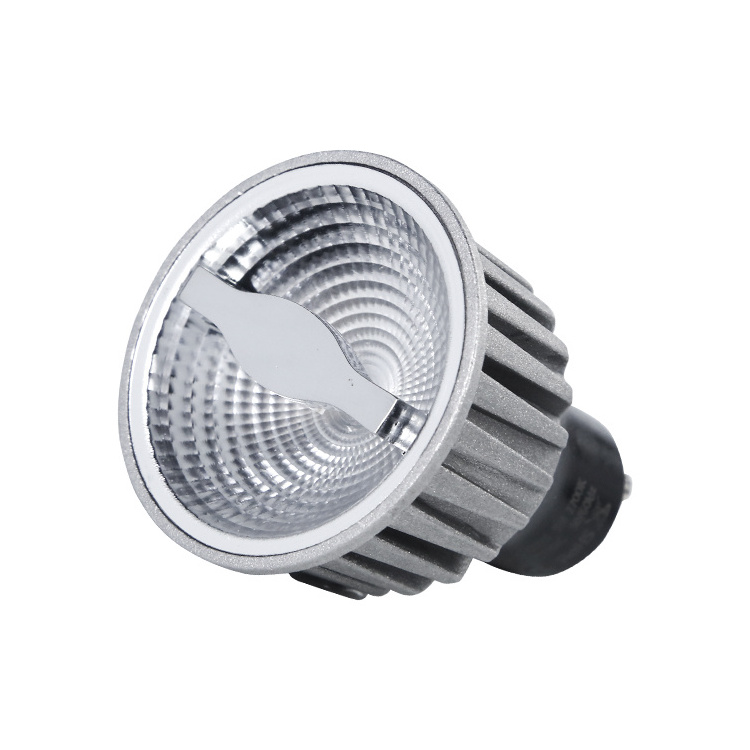 High Lumen flicker free spotlight GU10 5W  220-240v Dimmable aluminum MR16 spotlight