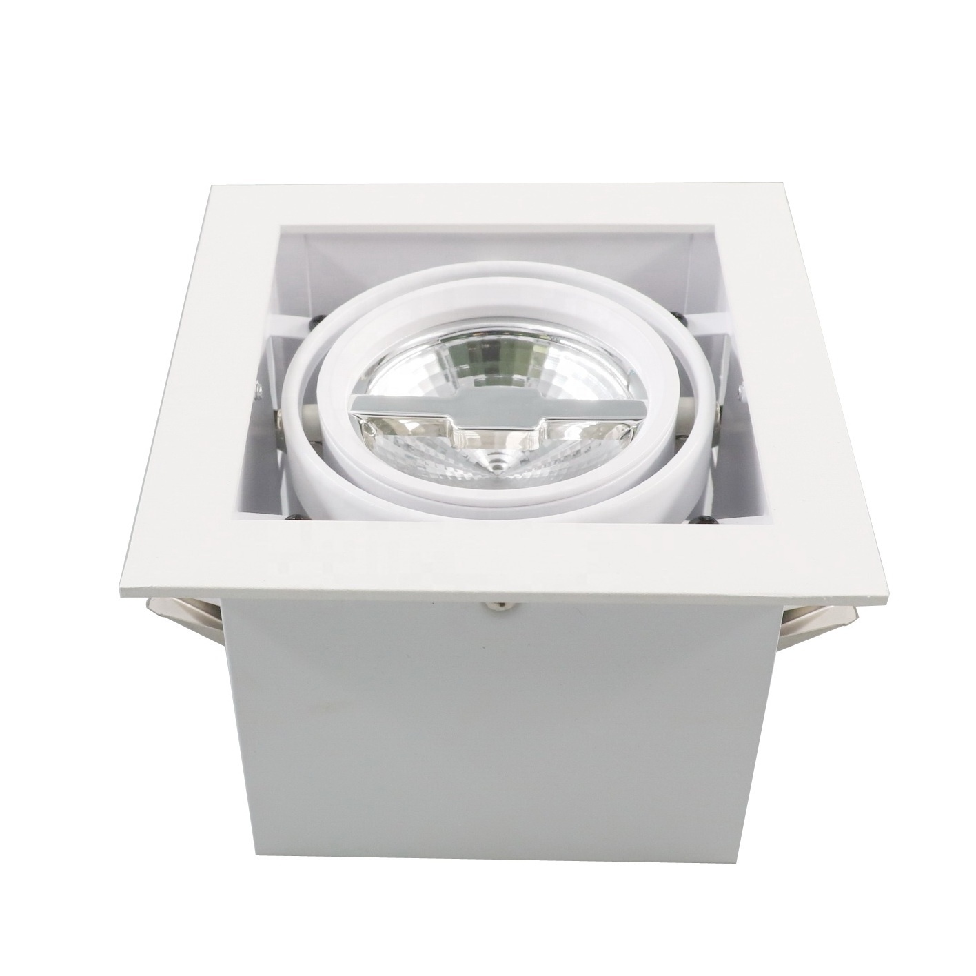 AR70 LED Square Recessed Downlight 6w gu10 dimmable decorative led spot light fixture