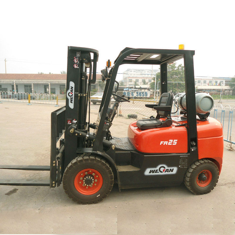 wildly usde propane forklift 2 ton 2.5 ton gasoline pallet jack LP gas forklift truck for sale