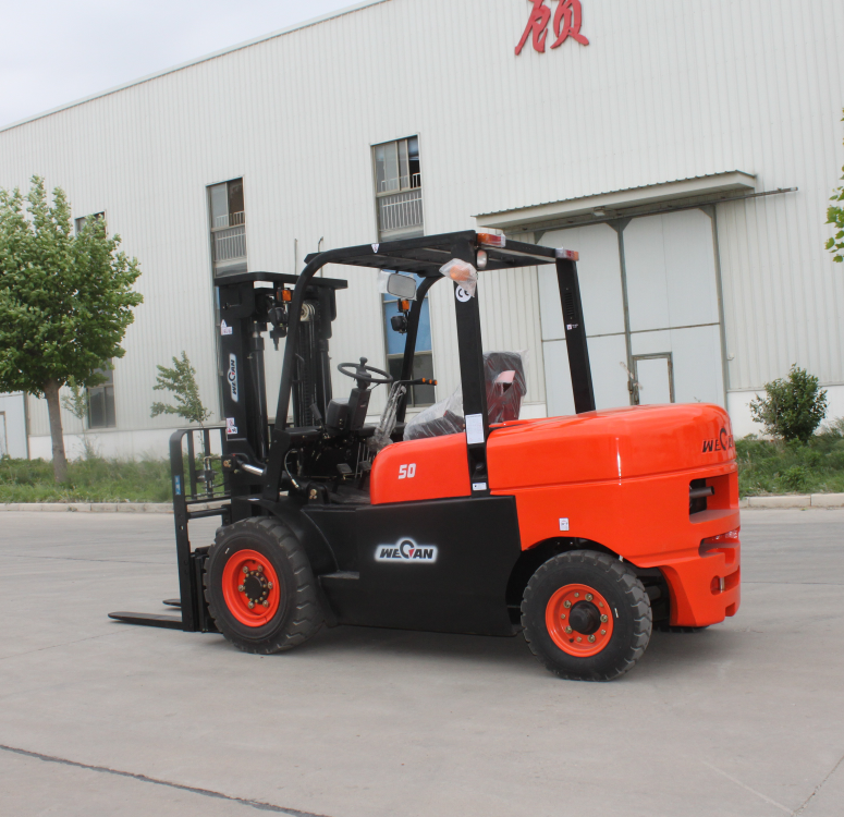 New Condition 5 Ton Diesel  Forklift  Price Details   Max. Lifting Height  3M mast 5 toneladas forklift trucks 5T forklifts