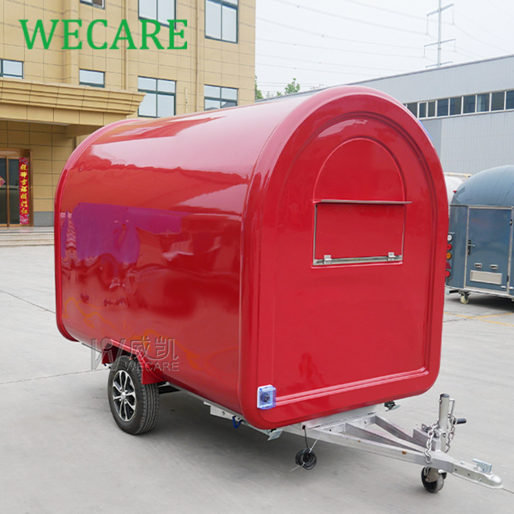 WECARE CE Verification Mobile Juice Bar Ice Cream Cart Small Food Truck Caravan for Sale