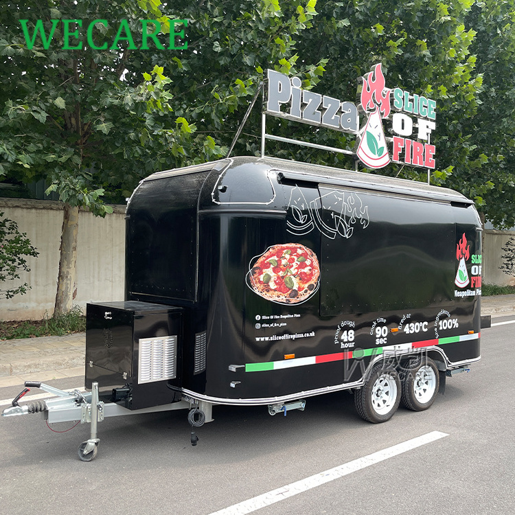 WECARE Carritos De Comida Food Track Commercial Coffee Ice Cream Truck Burger Van Pizza Taco Catering Trailer Mobile Food Truck