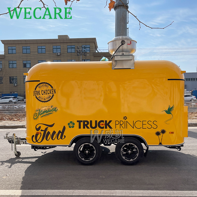 WECARE Multifunctional Customized Food Truck Mobile Bar Restaurant Bubble Tea Food Trailer Coffee Ice Cream Truck Fully Equipped