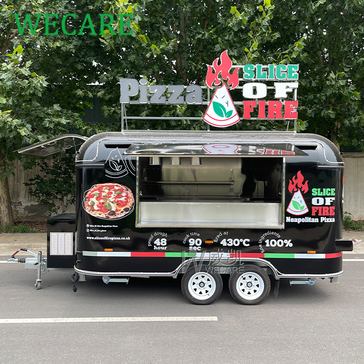 WECARE Carritos De Comida Food Track Commercial Coffee Ice Cream Truck Burger Van Pizza Taco Catering Trailer Mobile Food Truck