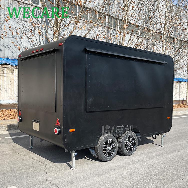 WECARE Remolque De Comida Trailer Para Comidas Rapidas Dining Car Mobile Bar Pizza Bakery Food Truck Fully Equipped Restaurant