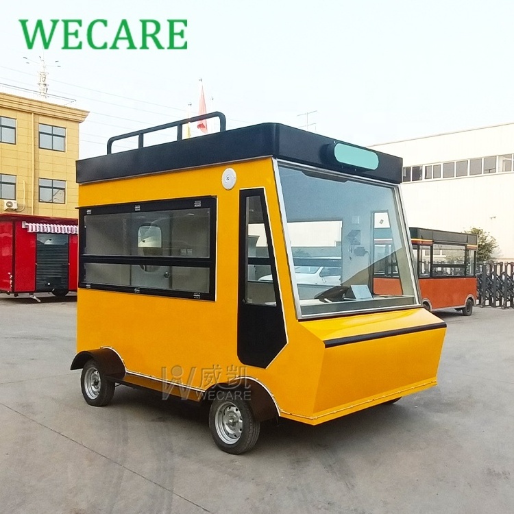 WECARE Mobile Bar Catering Food Trailer Coffee Van Car Icecream Hot Dog Cart Foodtruck Mini Food Truck