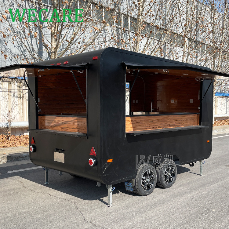 WECARE Remolque De Comida Trailer Para Comidas Rapidas Dining Car Mobile Bar Pizza Bakery Food Truck Fully Equipped Restaurant