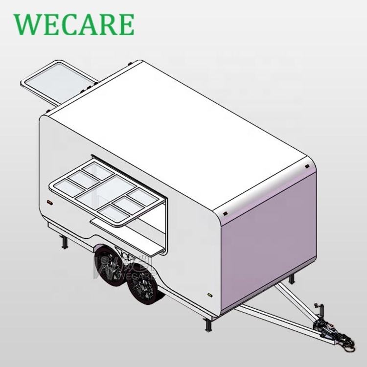 WECARE Custom Commercial Catering Concession Food Trailer Mobile Coffee Shop Food Truck Trailer for Sale