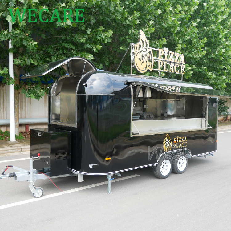 WECARE Concession Stand Cocktail Bar Churros Food Truck Snack Fast Food Carts and Food Trailers Fully Equipped Kitchen