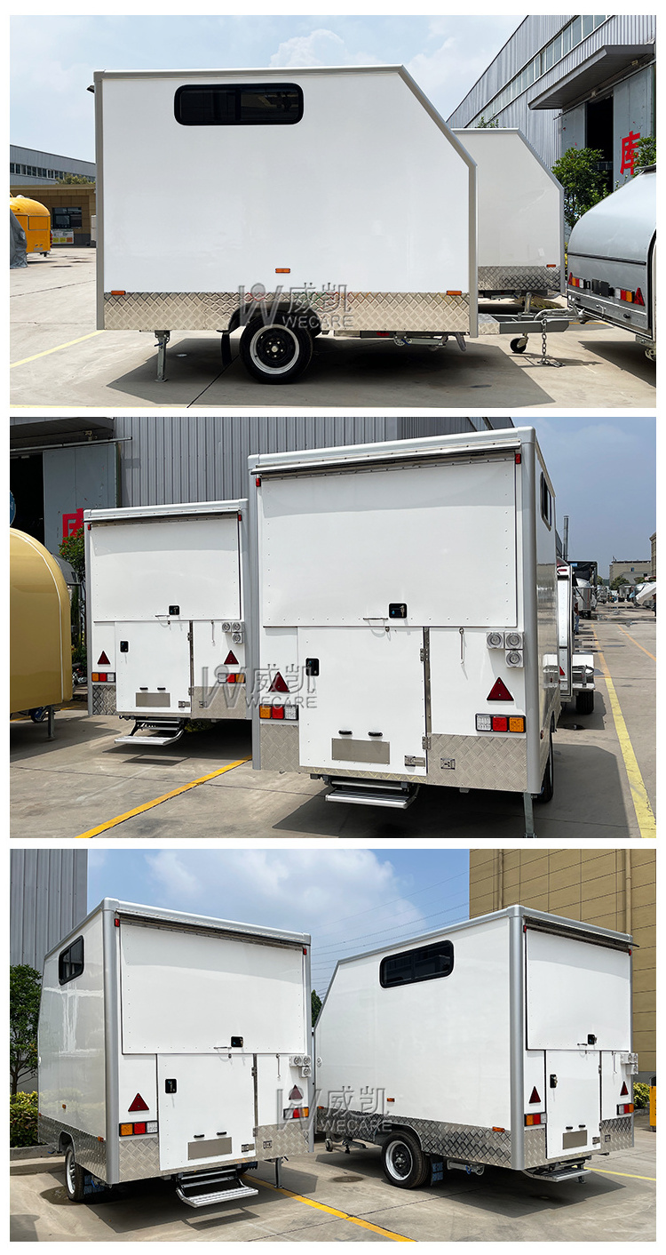 WECARE Custom Mobile Puppy Dog Car Wash Station Cart Self Service Clean Dog Grooming Van Salon Trailer with Full Equipment BestSuppliers