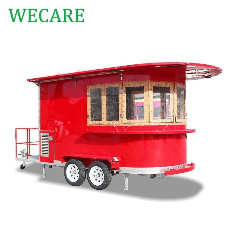 WECARE Mobile Food Truck Hamburgers Churros Carts Cart Food Trailer for Sale