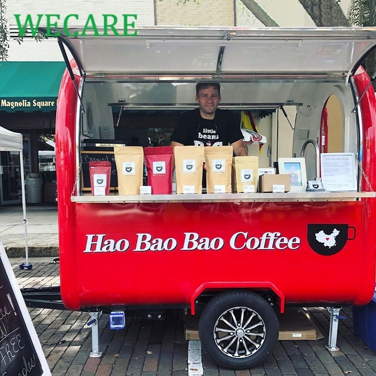 WECARE Outdoor Vending Fast Food Kiosk Coffee Cart for Business