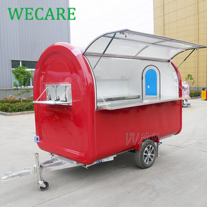 WECARE CE Verification Mobile Juice Bar Ice Cream Cart Small Food Truck Caravan for Sale