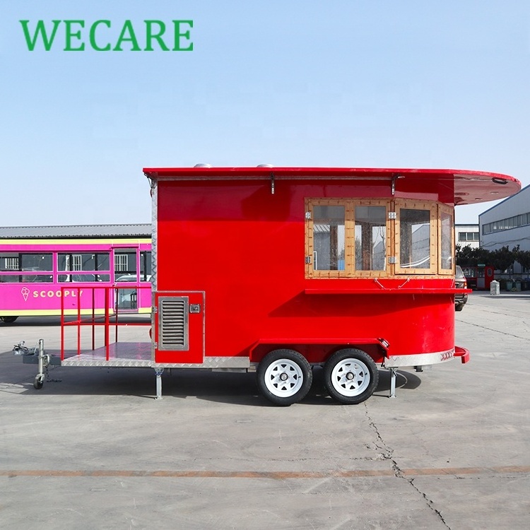 WECARE Mobile Food Truck Hamburgers Churros Carts Cart Food Trailer for Sale