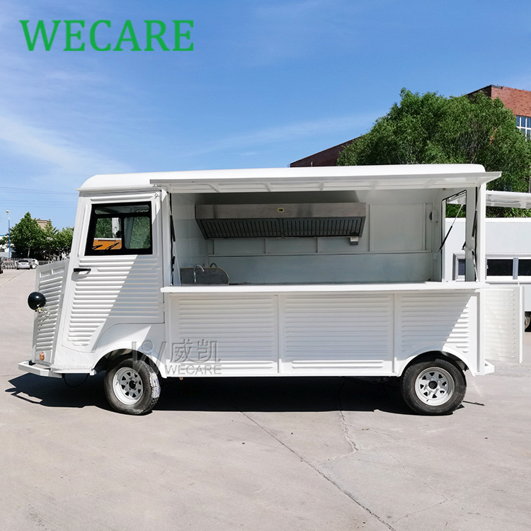 WECARE Fully Equipped Electric Mobile Coffee Citroen Hy Food Van Truck Mobile Hamburger Hotdog Food Carts for Sale in USA