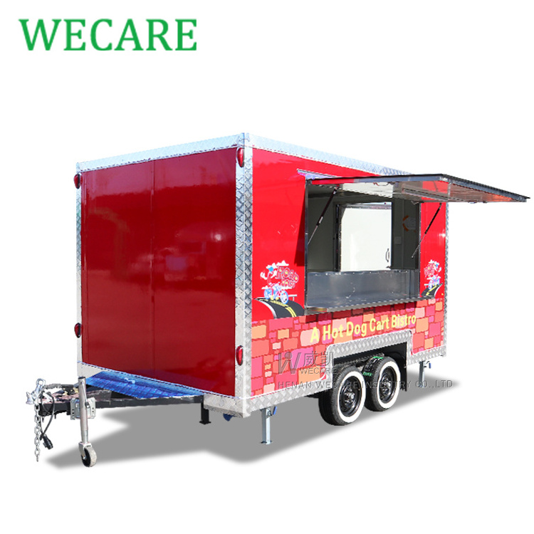 WECARE Mobile breakfast mobile bbq grilled food cart