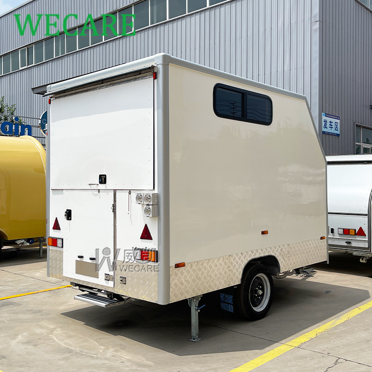 WECARE Custom Outdoor Cat Dog Shower Wash Truck Pet Salon Grooming Van Mobile Dog Grooming Trailer with Cleaning Machine