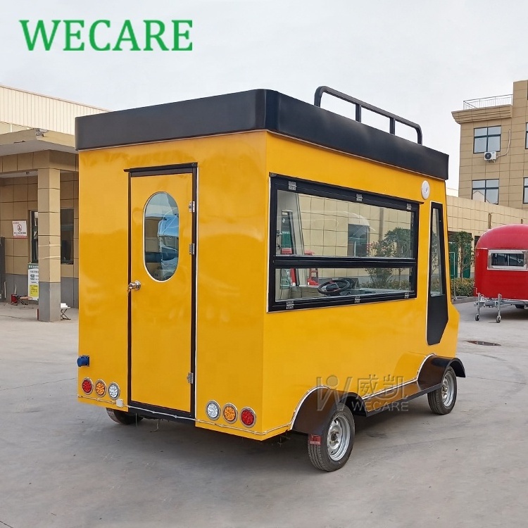 WECARE Mobile Bar Catering Food Trailer Coffee Van Car Icecream Hot Dog Cart Foodtruck Mini Food Truck