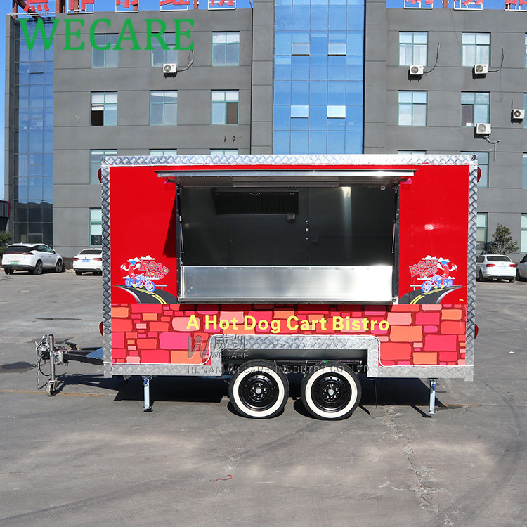 WECARE Mobile breakfast mobile bbq grilled food cart