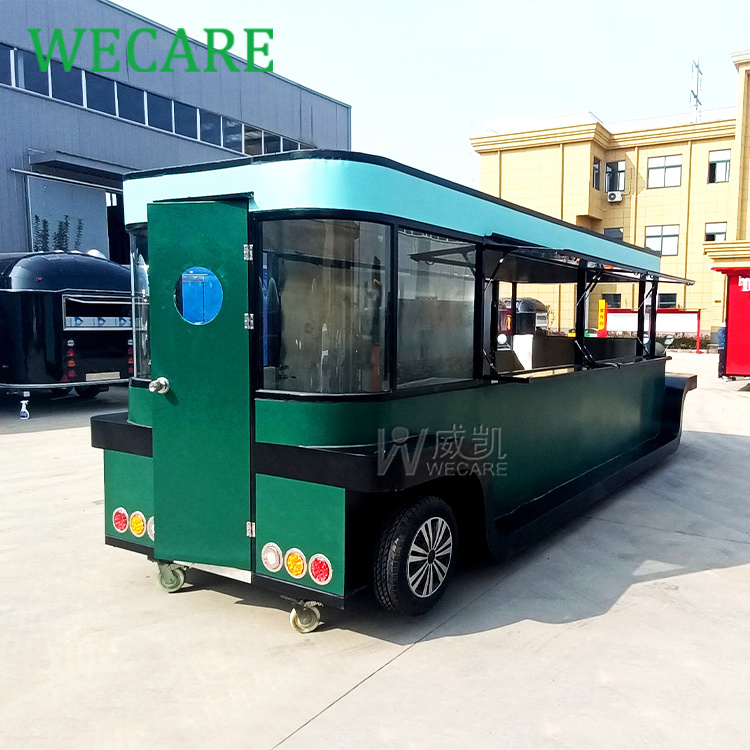 WECARE Chinese Food Van Customized Beer Cart Mobile Food Truck Concession Trailer