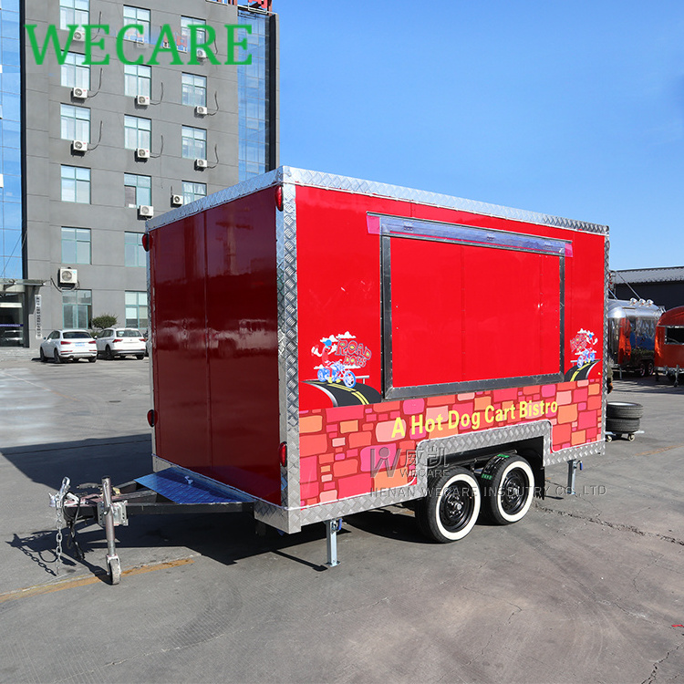 WECARE Mobile breakfast mobile bbq grilled food cart