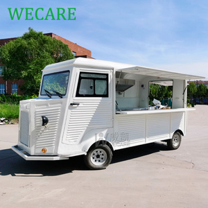 WECARE Fully Equipped Electric Mobile Coffee Citroen Hy Food Van Truck Mobile Hamburger Hotdog Food Carts for Sale in USA