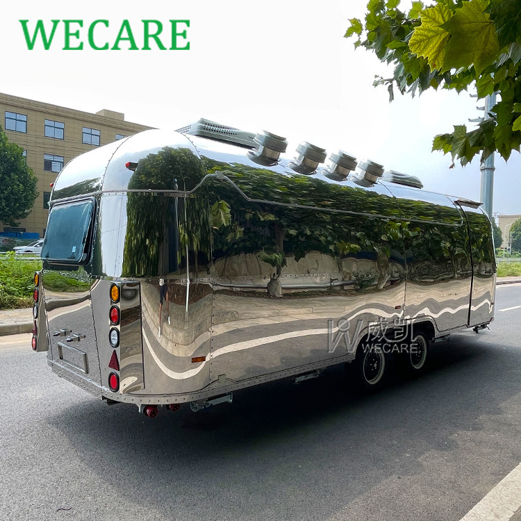 WECARE Carritos De Comida Shawarm Bakery Coffee Truck Trailer Fully Equipped Restaurant Airstream Food Trucks for Sale in USA