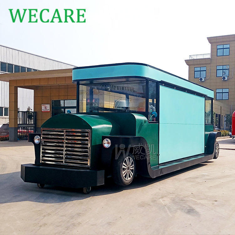 WECARE Chinese Food Van Customized Beer Cart Mobile Food Truck Concession Trailer