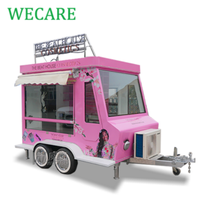 WECARE Mobile Bar Coffee Ice Cream Cart Mobile Nail Salon Van Truck Boutique Beauty Trailers for Sale