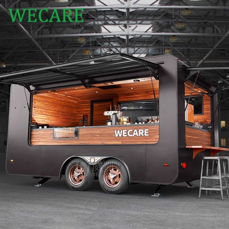 WECARE Custom Commercial Catering Concession Food Trailer Mobile Coffee Shop Food Truck Trailer for Sale