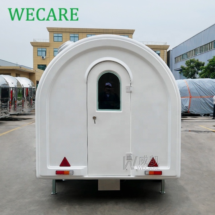 WECARE One-stop Food Trailer Manufacturer Small Mobile Hot Dog Coffee Fast Food Vending Cart for Sale