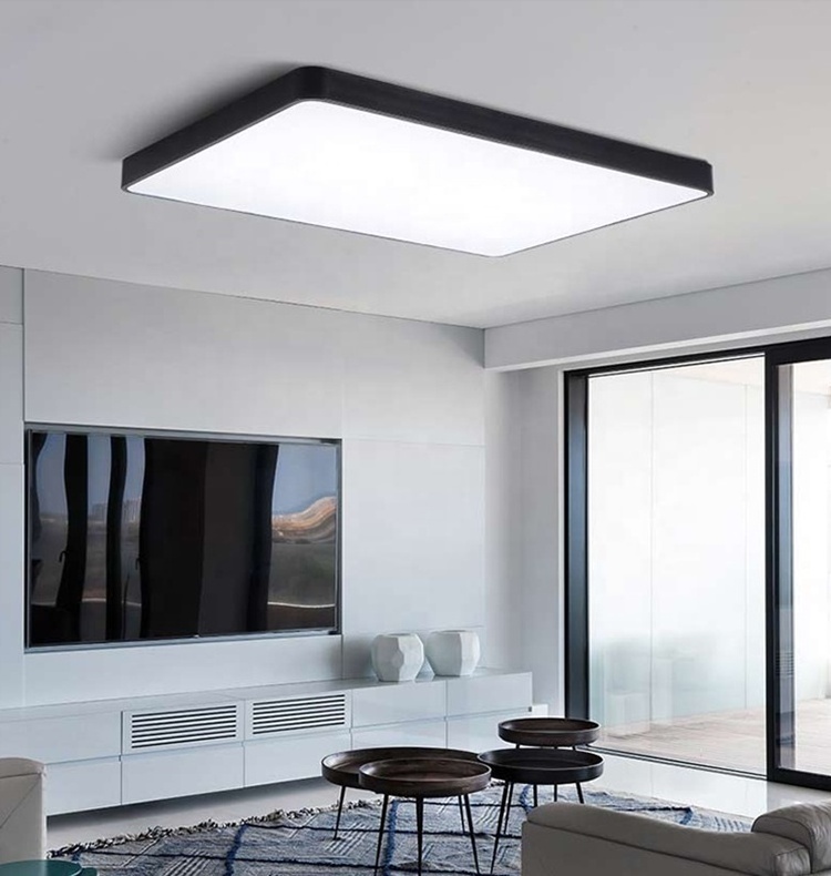 black Ultra thin Square LED Ceiling Light