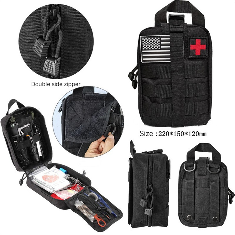 OEM Emergency Disaster Kit Trekking Professional Hiking Earthquake Camping Trauma Tactical Survival Kit Outdoor