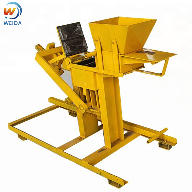 QMR2-40 Small Hand brick clay maker machine/Operated Press interlocking lego block Brick Making Machine price in Africa