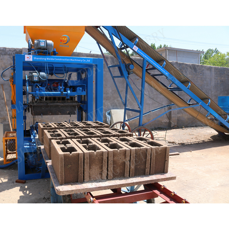 big sale Qtj4-40 hydraulic automatic cement concrete hollow color paver brick block press making machine fully automatic